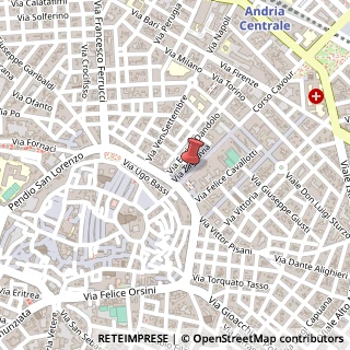 Mappa Corso Cavour 22 Andria, 76123 Andria, Barletta-Andria-Trani (Puglia)