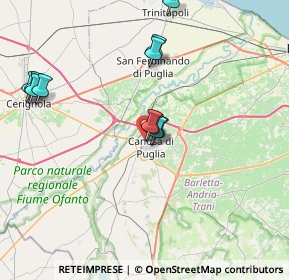 Mappa Via Cerignola, 70053 Canosa di Puglia BT, Italia (8.08091)