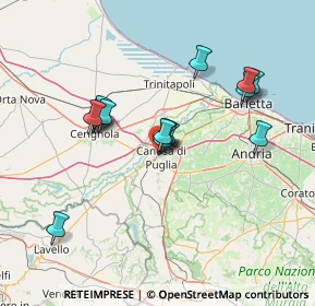 Mappa Via Cerignola, 70053 Canosa di Puglia BT, Italia (13.51067)