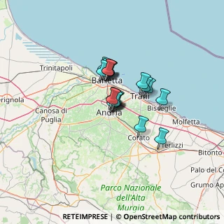 Mappa Via Gorizia, 76123 Andria BT, Italia (8.27947)