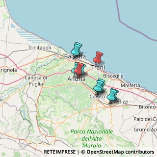 Mappa Via Gorizia, 76123 Andria BT, Italia (10.41)