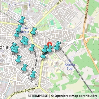Mappa Via Gorizia, 76123 Andria BT, Italia (0.556)