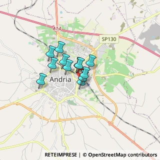 Mappa Via Gorizia, 76123 Andria BT, Italia (1.075)