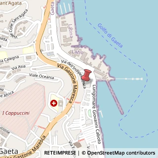 Mappa Via Peschiera,  1, 04024 Gaeta, Latina (Lazio)