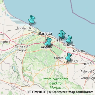 Mappa Via Arturo Toscanini, 70031 Andria BT, Italia (12.42833)
