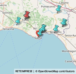 Mappa Via Australia, 04024 Gaeta LT, Italia (14.96083)