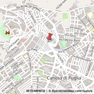 Mappa Corso San Sabino,  76, 70053 Canosa di Puglia, Barletta-Andria-Trani (Puglia)