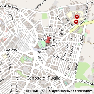 Mappa Via Giovanni Bovio, 1, 76012 Canosa di Puglia, Barletta-Andria-Trani (Puglia)