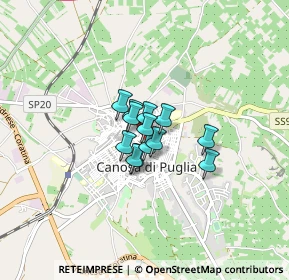 Mappa 70053 Canosa di Puglia BT, Italia (0.42)