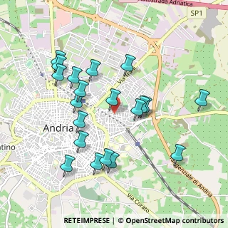 Mappa Via Atene, 76123 Andria BT, Italia (1.0255)