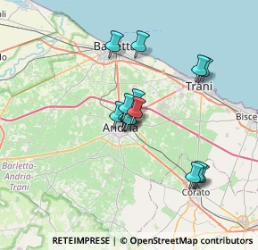 Mappa Via Atene, 76123 Andria BT, Italia (5.75714)