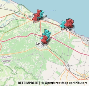 Mappa Via Atene, 76123 Andria BT, Italia (6.405)