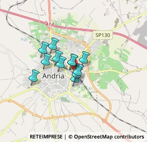 Mappa Via Atene, 76123 Andria BT, Italia (1.0625)