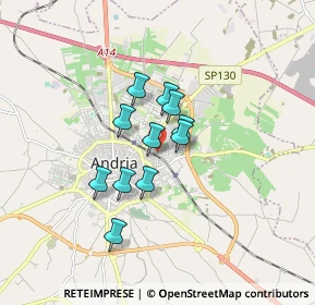 Mappa Via Atene, 76123 Andria BT, Italia (1.23182)