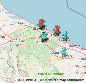 Mappa Via Atene, 76123 Andria BT, Italia (9.05375)
