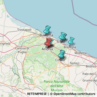 Mappa Via Atene, 76123 Andria BT, Italia (8.44846)