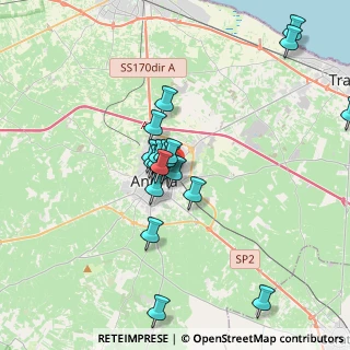 Mappa Via Atene, 76123 Andria BT, Italia (3.349)