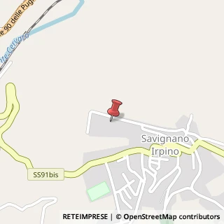 Mappa Via savignano scalo, 83030 Savignano Irpino, Avellino (Campania)