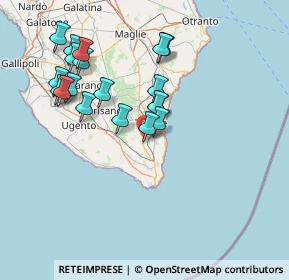 Mappa Via Primo Levi, 73031 Alessano LE, Italia (15.81158)