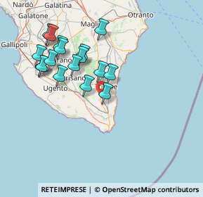 Mappa Via Primo Levi, 73031 Alessano LE, Italia (15.83824)