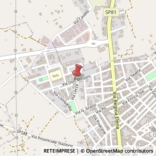 Mappa Via Don Giovanni Minzoni, 73033 Corsano LE, Italia, 73033 Corsano, Lecce (Puglia)