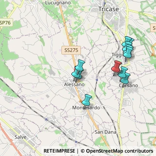 Mappa Via Matine S.S., 73031 Alessano LE, Italia (2.15)