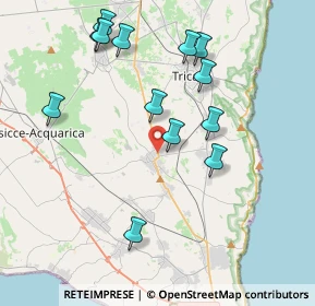 Mappa Via Matine S.S., 73031 Alessano LE, Italia (4.47462)