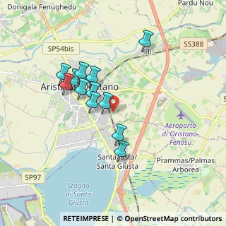 Mappa Prol. via Ozieri, 09170 Oristano OR, Italia (1.685)