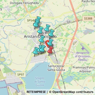Mappa Via Santulussurgiu, 09170 Oristano OR, Italia (1.29308)