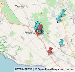 Mappa Via Sicilia, 73054 Presicce LE, Italia (2.67909)