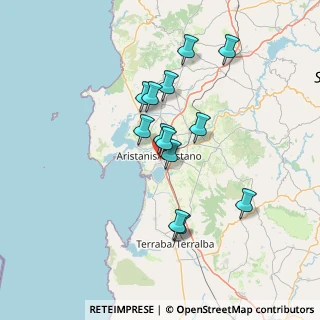 Mappa Via Claudio Monteverdi, 09170 Oristano OR, Italia (12.84615)