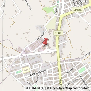 Mappa Via Degli Emigranti, 73030 Tiggiano, Lecce (Puglia)