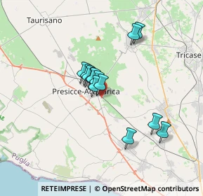 Mappa Via XX Settembre, 73054 Presicce LE, Italia (2.79692)