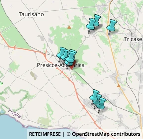 Mappa Via XX Settembre, 73054 Presicce LE, Italia (3.28769)