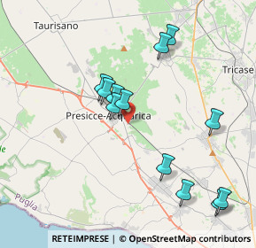 Mappa Via XX Settembre, 73054 Presicce LE, Italia (4.26167)