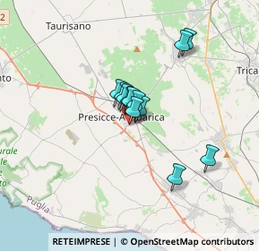 Mappa Via Michele Arditi, 73054 Presicce LE, Italia (2.35)