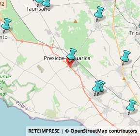 Mappa Presicce, 73054 Presicce LE, Italia (7.0725)
