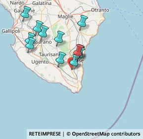 Mappa Via Boceti, 73031 Alessano LE, Italia (14.31167)