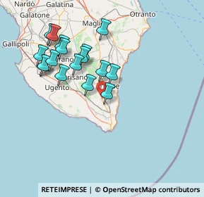 Mappa Via Boceti, 73031 Alessano LE, Italia (15.58824)