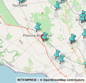 Mappa Via per, 73054 Salve LE, Italia (6.59733)