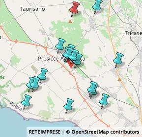 Mappa Via per, 73054 Salve LE, Italia (3.98353)