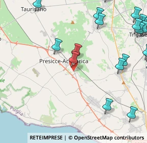 Mappa Via per, 73054 Salve LE, Italia (6.7985)