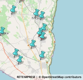 Mappa Via Trento, 73033 Corsano LE, Italia (4.755)