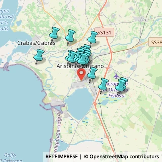 Mappa Via Helsinki, 09170 Oristano OR, Italia (2.7675)
