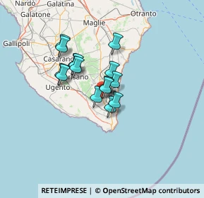 Mappa Via Fosso Muraglie, 73031 Alessano LE, Italia (9.85667)