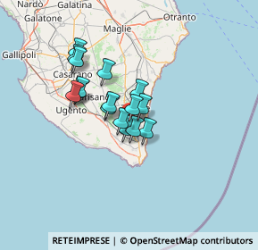 Mappa Via Carlo Sangiovanni, 73031 Alessano LE, Italia (10.07125)