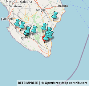 Mappa Via Roma, 73031 Alessano LE, Italia (11.05385)