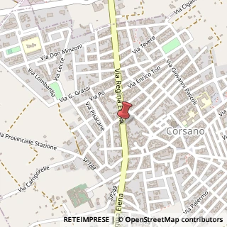 Mappa Via Regina Elena, 102, 73033 Corsano, Lecce (Puglia)