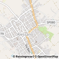 Hartă Alessano
