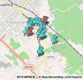 Mappa Via Angelo Ciullo 36 - Località-Acquarica LE IT, 73054 Presicce LE, Italia (0.31034)